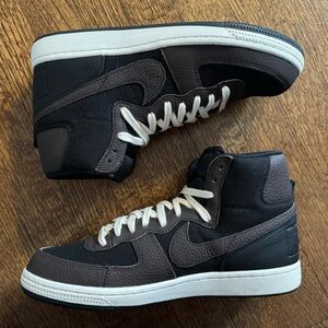 Nike Terminator High Brown Velvet men size 9.5
